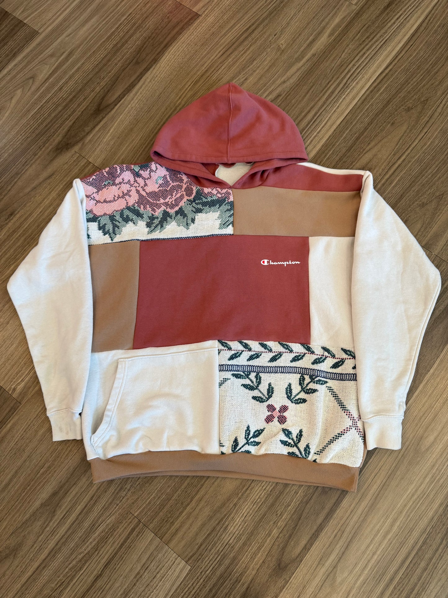 Flower Power Reworked Hoodie