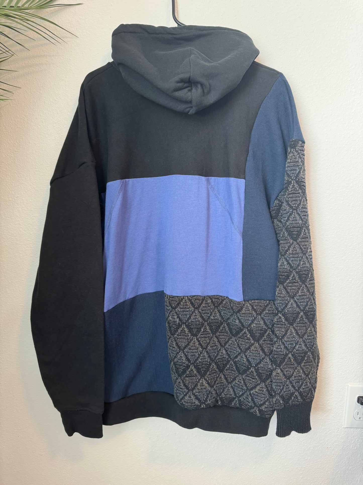 Feeling Blue Reworked Hoodie