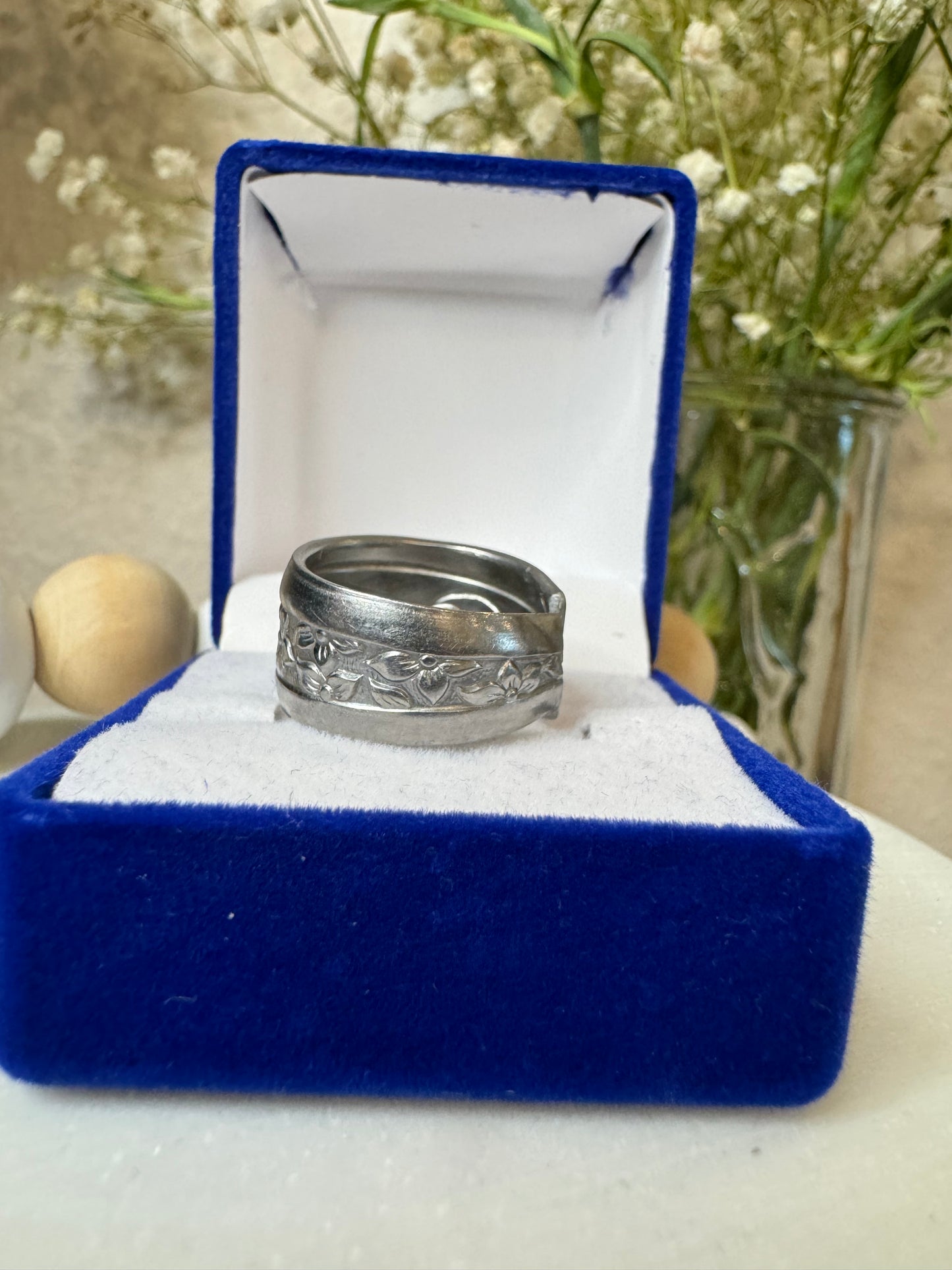 Floral Spoon Ring