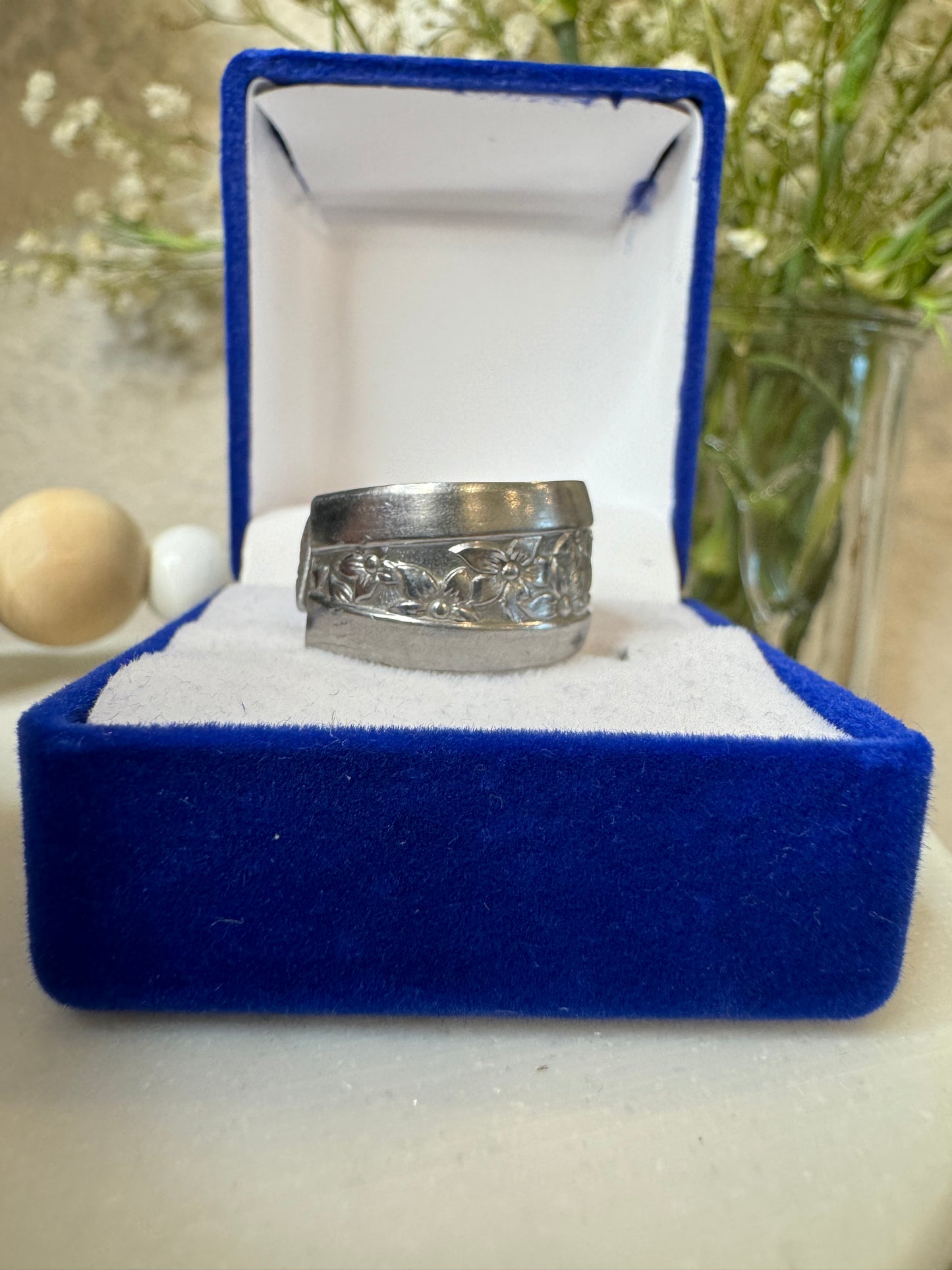 Floral Spoon Ring