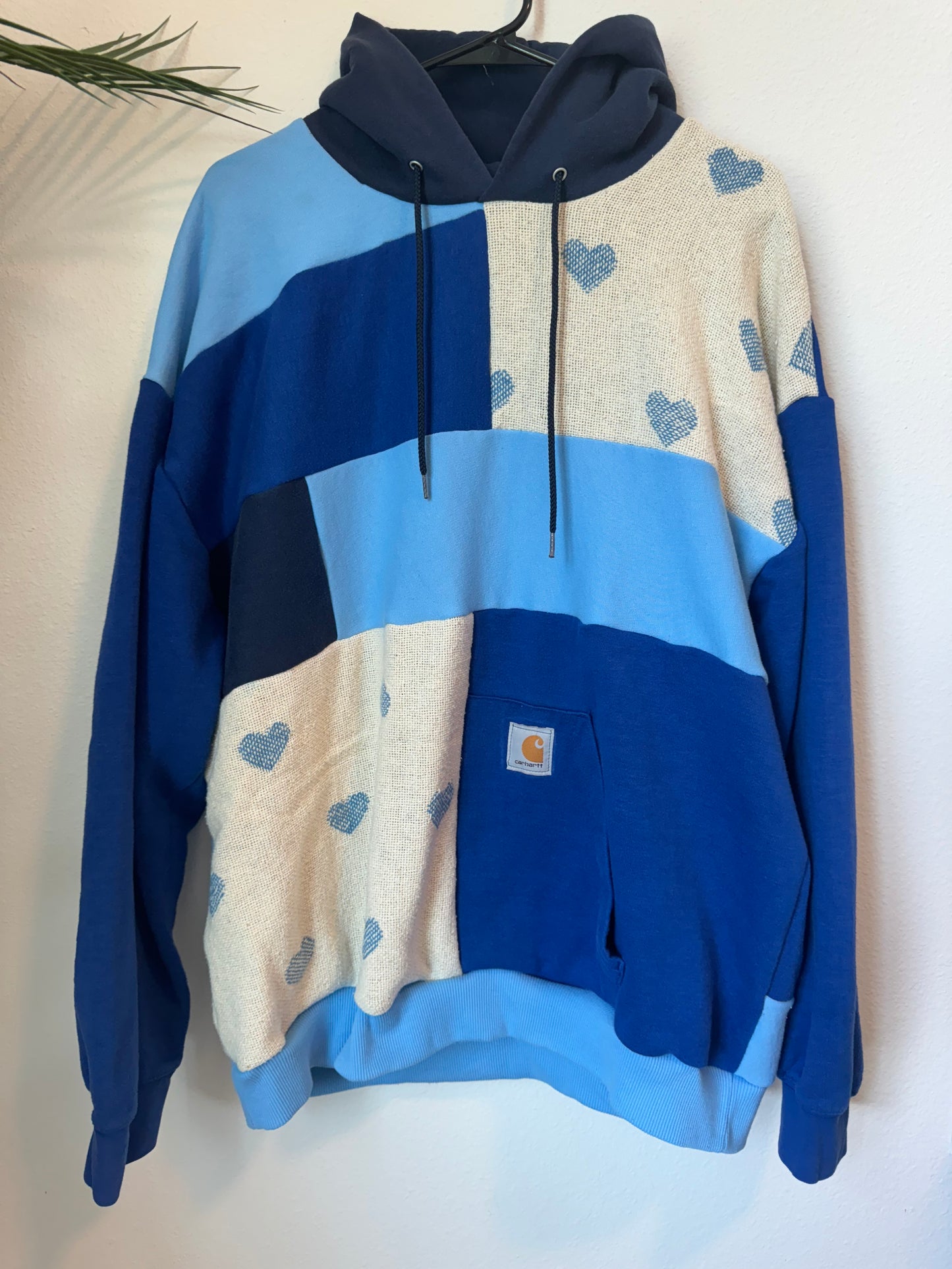 Blue Reworked Hoodie