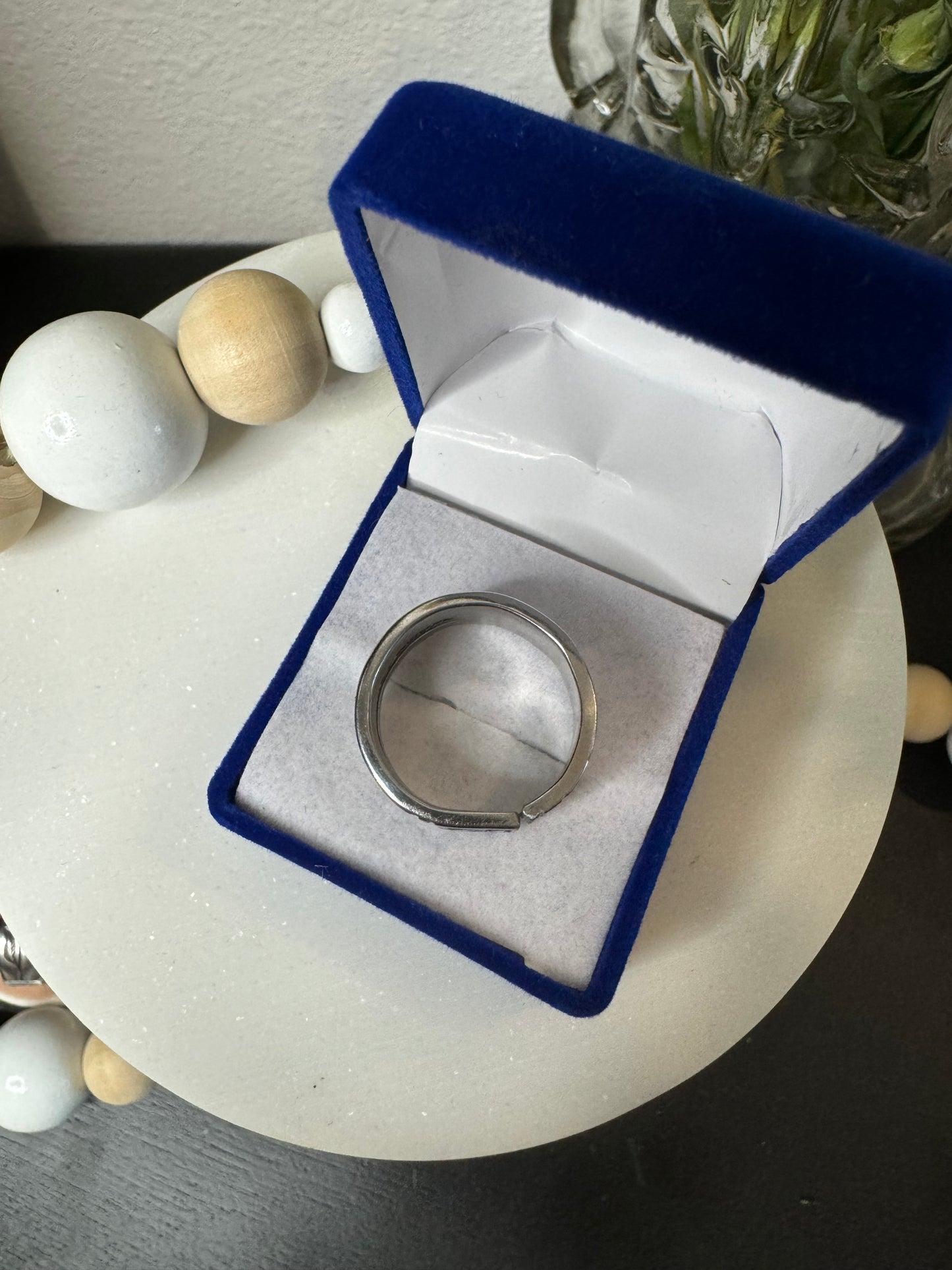 Flower Power Stainless Steel Ring